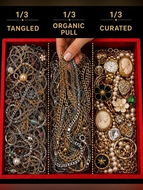 Gold and Silver Mixed Chain Necklace - Women Jewelry